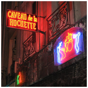 Caveau de la Huchette - Boite de Jazz dans le 5eme arrondissement de Paris - Photo  